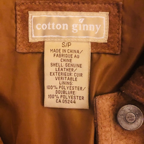 Classic Tan Suede Leather Jacket - Picture 2 of 6